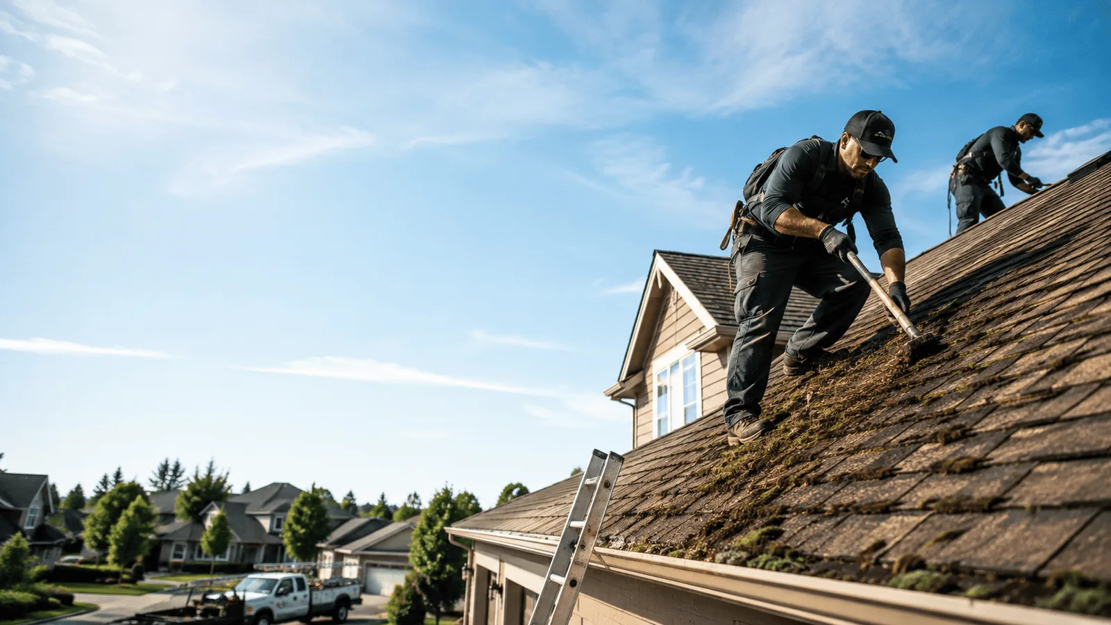 Roof Moss Removal in Powhatan, VA near me